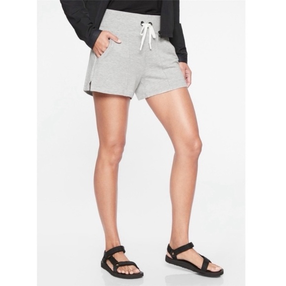 Athleta Pants - ATHLETA Bliss Short In Light Gray